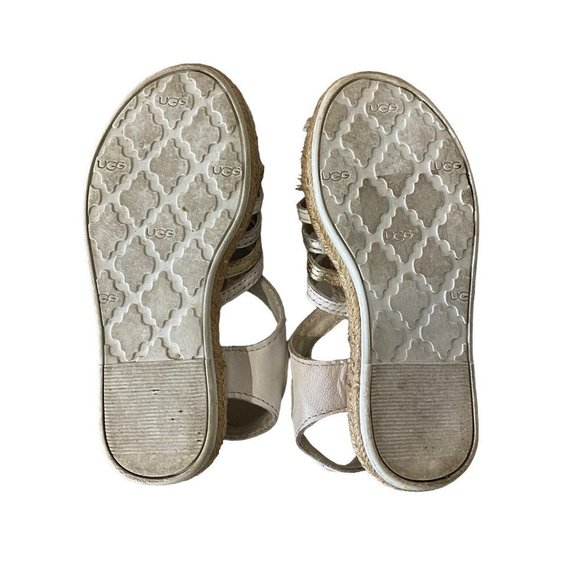 UGG GRETEL Sandals Leather Ankle Strap Open Toe Toddler Girl 10 F16017L - Picture 7 of 7